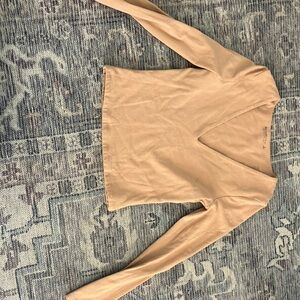 Women's Tan Long Sleeve Top